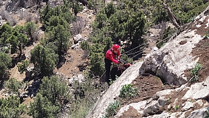 Kahramanmaraş’ta Keçi Kurtarma Operasyonu