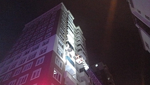 Kahramanmaraş’ta 14 Katlı Binada Yangın Paniği