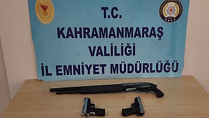 Kahramanmaraş’ta 23 Şüpheli Şahıstan, 23 Adet Silah Ele Geçirdi