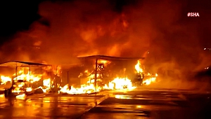 Kahramanmaraş'ta itfaiye ekipleri felaketi önledi