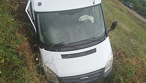 Kahramanmaraş’ta Kamyonet Yan Yattı: 2 Yaralı