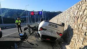 Kahramanmaraş’ta otomobil takla attı: 3 yaralı