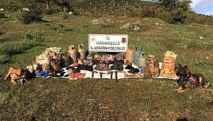 Kahramanmaraş’ta PKK’ya ait yaşam sığınağı imha edildi .