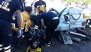 Kahramanmaraş'ta tır otomobile çarptı: 1 ölü 1'i bebek 3 yaralı