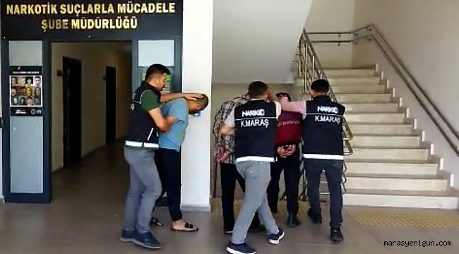 Kahramanmaraş’ta Uyuşturucu Taciri 3 Kişi Tutuklandı