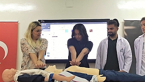 Lise Öğrencilerine Temel Yaşam Desteği Eğitimi Verildi