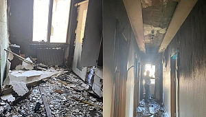 Kahramanmaraş’ta Apartman Dairesinde Yangın