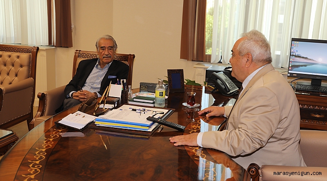 Devlet Eski Bakanı Ali Doğan, Kiü Rektörü Prof. Dr. Sami özgül’ü ziyaret etti