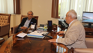Devlet Eski Bakanı Ali Doğan, Kiü Rektörü Prof. Dr. Sami özgül’ü ziyaret etti