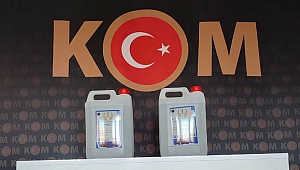 Elbistan’da Otomobilde 20 Litre Etil Alkol Ele Geçirildi