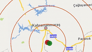 Kahramanmaraş’ta 4.4 şiddetinde deprem