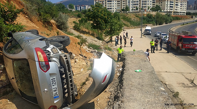 Kahramanmaraş’ta Otomobil Takla Attı: 5 Yaralı