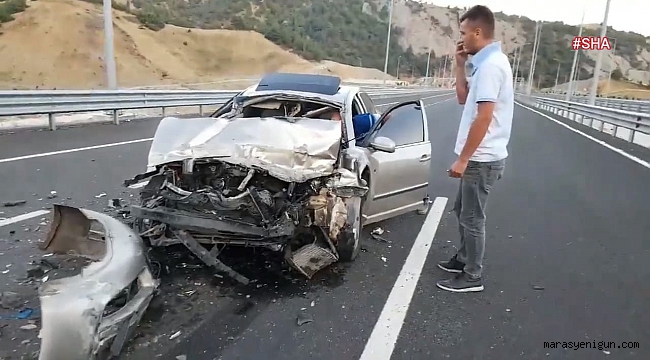 Kahramanmaraş’ta Otomobil Tıra Arkadan Çarptı: 1 Ağır Yaralı