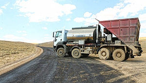 Afşin’de 15 Kilometrelik Grup Yolunda Çalışmalar Tamamlanıyor