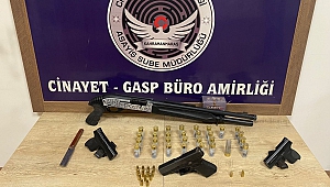 Kahramanmaraş'ta 15 Şüpheli Şahıstan, 18 Adet Silah Ele Geçirildi