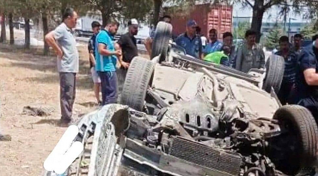 Kahramanmaraş’ta Otomobil Takla Attı: 4 Yaralı
