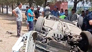 Kahramanmaraş’ta Otomobil Takla Attı: 4 Yaralı