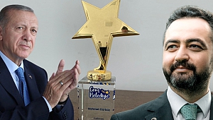 Cumhurbaşkanı Erdoğan’dan Başkan Gürbüz’e Ödül
