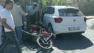 Kahramanmaraş'ta Motosiklet İle Otomobil Çarpıştı: 1 Yaralı