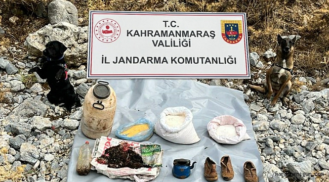 Kahramanmaraş’ta PKK’ya Ait Depo Ele Geçirildi