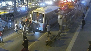 Kahramanmaraş’ta Yaşlı Adam Halk Otobüsünün Altından Böyle Çıkarıldı