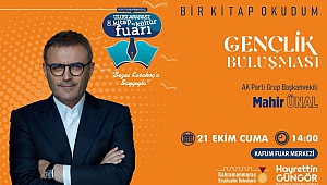 Mahir Ünal KAFUM’da Gençlerle Buluşacak