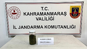 Afşin’de Şüphe Üzerine Durduruldu Üzerinden Uyuşturucu Çıktı