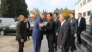 Celalettin Güvenç’ten Kmtso Başkanı Buluntu ve Yönetimine Hayırlı Olsun Ziyareti