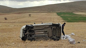 Elbistan’da Otomobil Takla Attı: 1 Yaralı