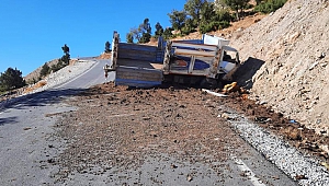 Kahramanmaraş’ta Kamyon Takla Attı: 3 Yaralı