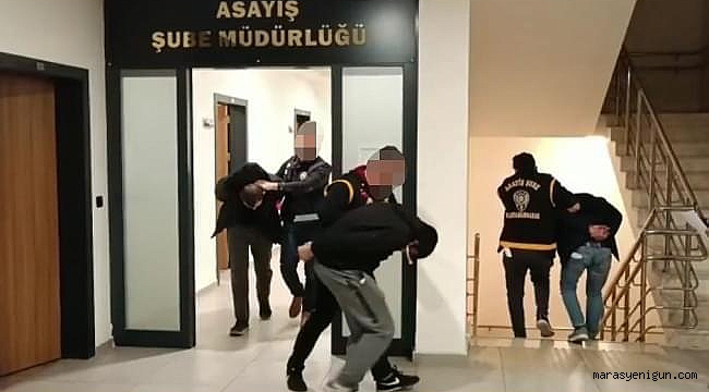 Kahramanmaraş’ta Oto Hırsızları Tutuklandı