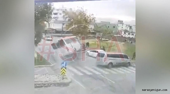 Kahramanmaraş'ta Zincirleme Kaza Kamerada