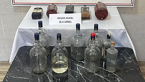 Afşin’de Kaçak Alkol Ele Geçirildi
