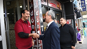 Başkan Güngör, Esnaf Ziyaretlerini Sürdürüyor