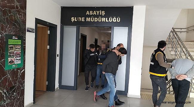 Kahramanmaraş’ta Hırsızlık Suçundan 4 Kişi Tutuklandı