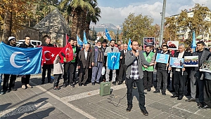 Kahramanmaraş’ta STK’lar Çin’in Doğu Türkistan’a zulmünü protesto etti