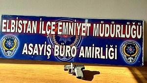 Elbistan’da Kuru Sıkı Tabanca İle Market Soydu
