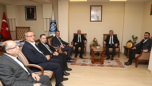 Görgel ve Ekibinden Rektör Bakan’a “Hayırlı Olsun” Ziyareti