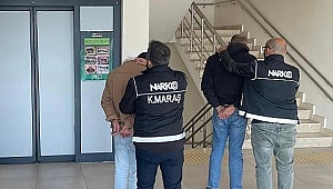 Kahramanmaraş’ta uyuşturucu taciri 2 kişi tutuklandı