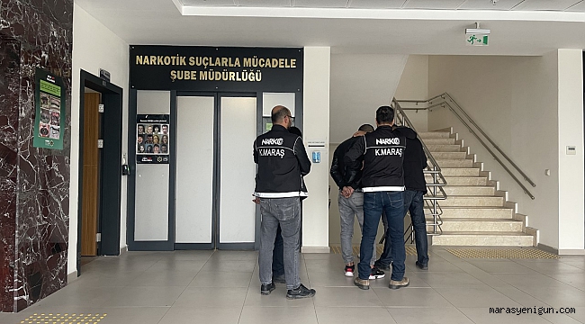 Kahramanmaraş’ta uyuşturucu ticaretinden 3 kişi tutuklandı
