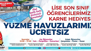 Üniversite Sınavına Hazırlanan Öğrenciler, Yüzme Havuzlarını Ücretsiz Kullanacak