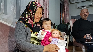 Cumhurbaşkanının hediye ettiği bebeği deprem bölgesine gönderdi
