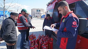 Geçici Barınma Merkezlerinde Yangına Karşı Önlemler Alınıyor