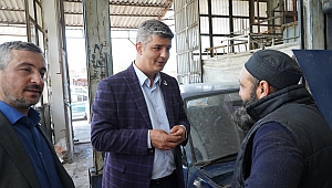 Aydoğar, sanayi esnafını ziyaret etti