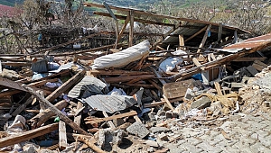 Depremde kayaların zarar verdiği mahalle için harekete geçildi
