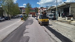 Büyükşehir Yollarda Çalışmalarını Sürdürüyor