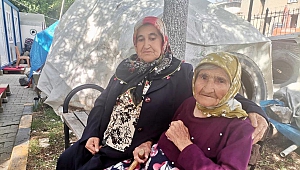 Depremzede ninenin çadırdaki yaşam öyküsü