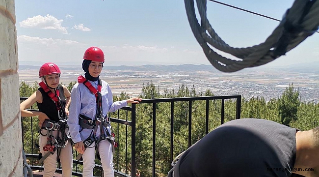 Depremzede öğrenciler heyecan bahçesinde stres sattı