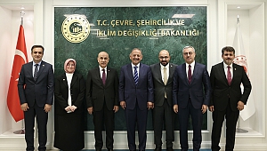 Kahramanmaraş Heyetinden Bakan Özhaseki’ye Ziyaret