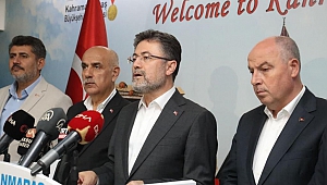 Bakan Yumaklı’dan Kahramanmaraş’a Müjdeler!